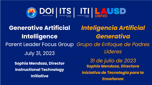 Generative AI title slide